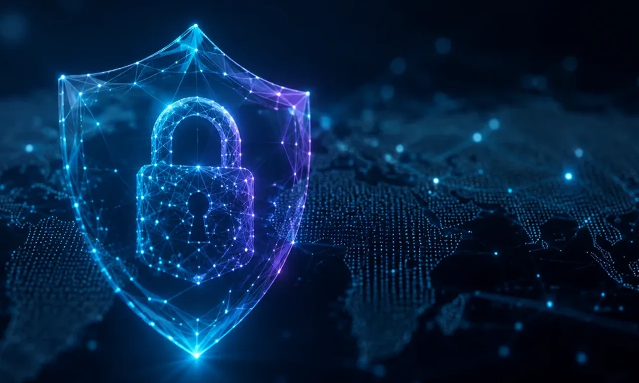 Abstract digital privacy shield over a world map representing the best VPNs of 2026